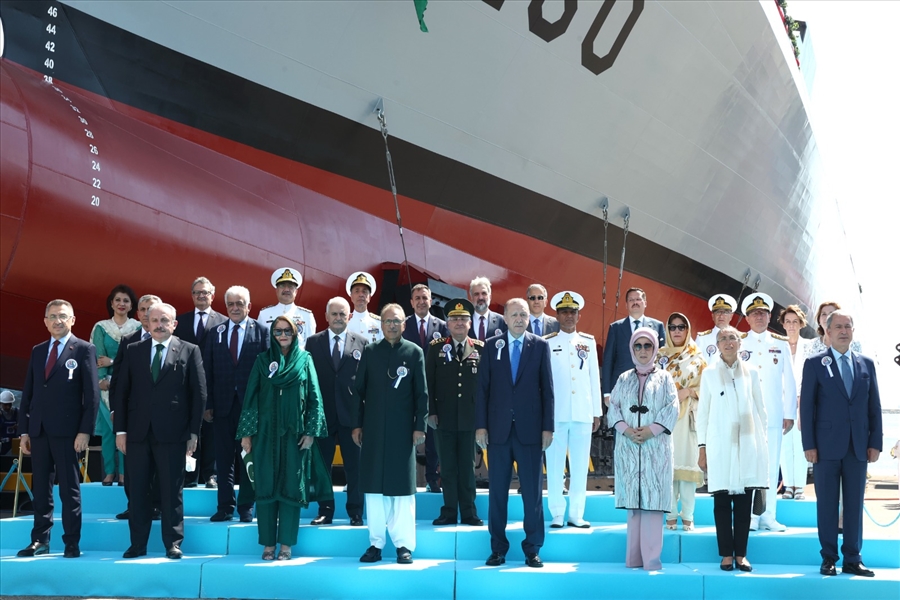 Cumhurbaşkanımız PN MİLGEM Projesi’nin Birinci Gemisinin Denize İndirilme Töreninde Konuştu